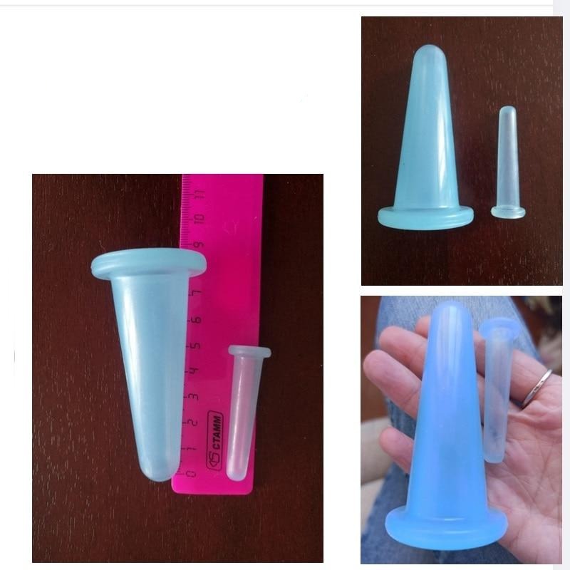 2 Peças Ventosa de Silicone á Vácuo para relaxamento